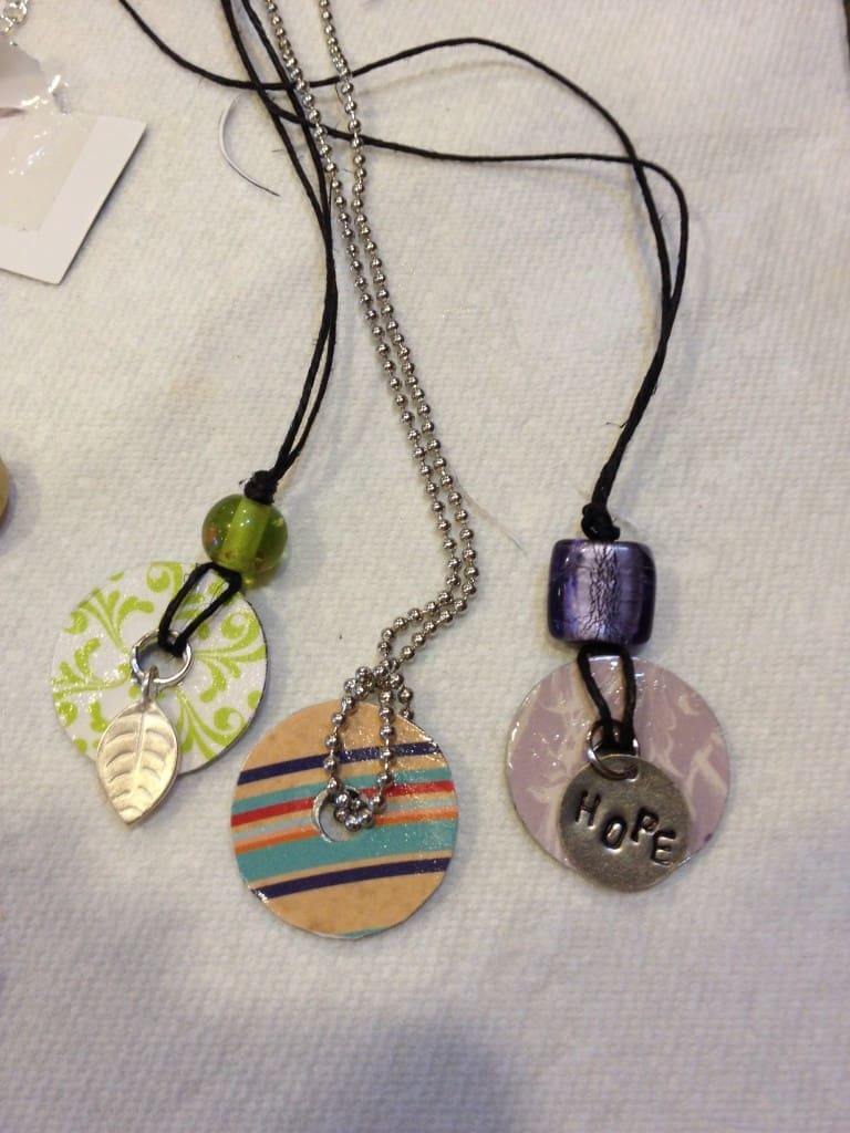 Washer necklaces