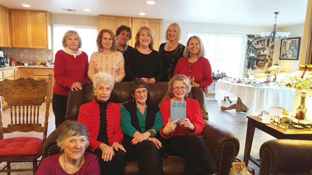 Book Club Buddies having a great time at December gathering