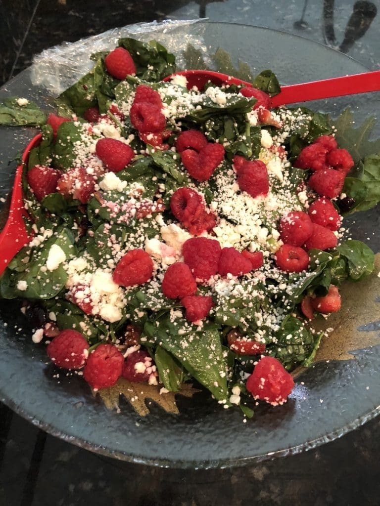 Brigitte Lemmerman's beautiful salad