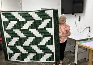 Jenny's quilt for her son.