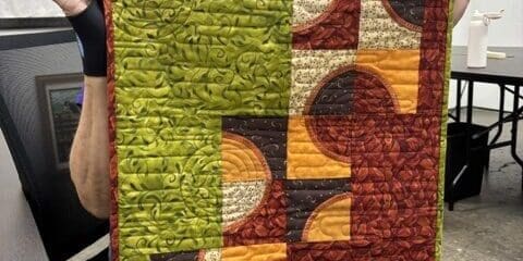 Kelly's old to new quilt