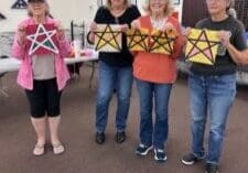 The finished star blocks